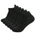 thumbnail image 1 of 6 Pack Ankle Athletic Running Socks Cushioned Breathable Low Cut Sports Socks, 1 of 6