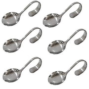 6 Pack Appetizer/Canape Serving Spoons Round