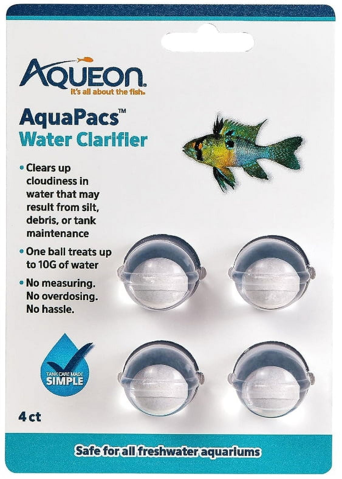 Curated visual reference: Gallery Detail: 6 Pack Aqueon Aquapacs Water Clarifier Bulk Aquarium Supplies New