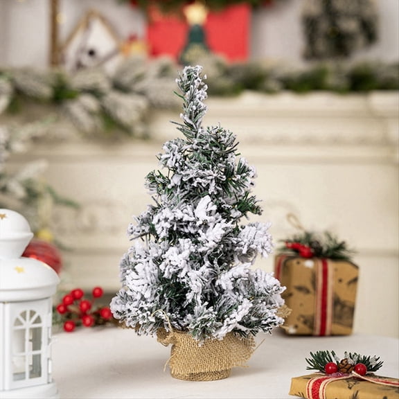 6 Pack Artificial Mini Christmas Tree Tabletop Mini Christmas Tree DIY Holiday Indoor Decorations,3 * Mini christmas trees 8.7 inches 3 * Mini christmas trees 11.4 inches