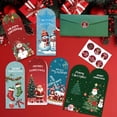 thumbnail image 1 of 6 Pack Assorted Christmas Cards with Envelopes and Stickers, 6 Festive Designs Christmas Card Set for Family Friends, 1 of 8