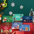 thumbnail image 1 of 6 Pack Assorted Christmas Cards with Envelopes and Stickers, 6 Festive Designs Christmas Card Set for Family Friends, 1 of 9