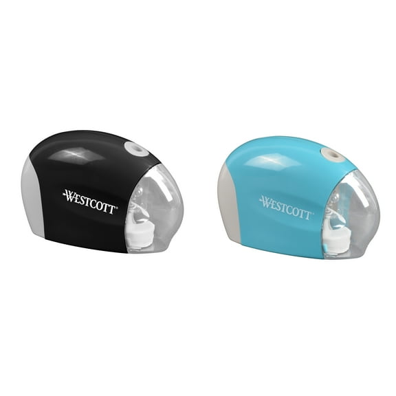 Assorted Westcott Battery Operated Pencil Sharpener, 6 Pack