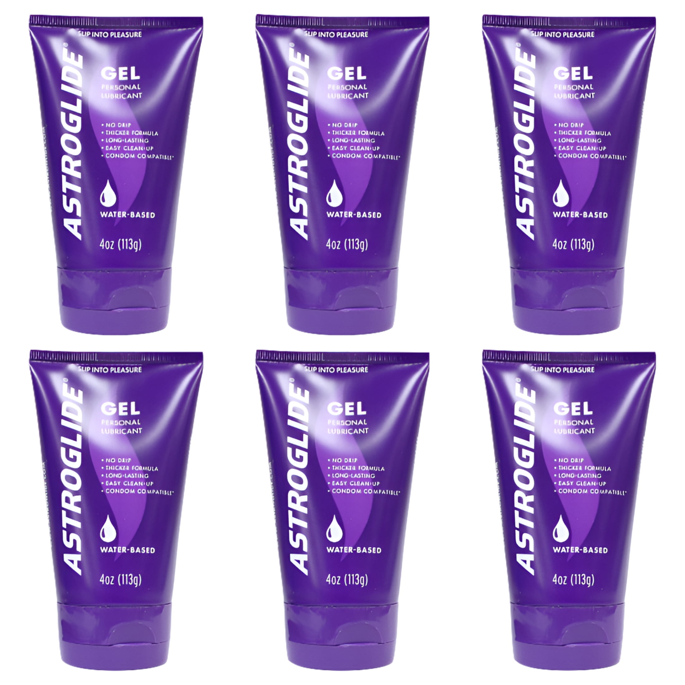 Astroglide Personal Lubricants - 2.5 Oz, 6 Pack - Walmart.com