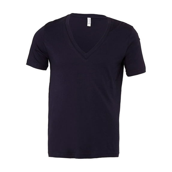 BELLA+CANVAS Short Sleeve V-Neck Adult Unisex Cotton Jersey T-Shirt, 6 Pack