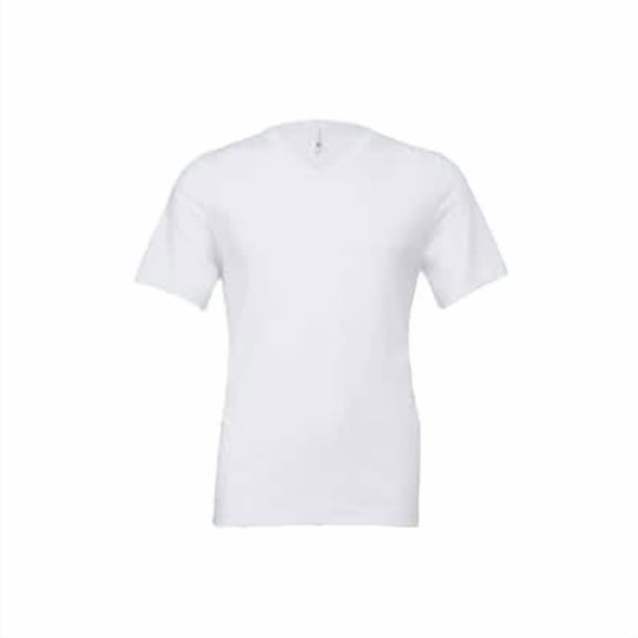 BELLA+CANVAS Short Sleeve V-Neck Adult Unisex Cotton Jersey T-Shirt, 6 Pack