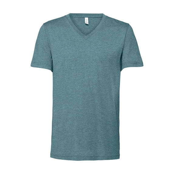 BELLA+CANVAS Short Sleeve V-Neck Adult Unisex Jersey T-Shirt, 6 Pack