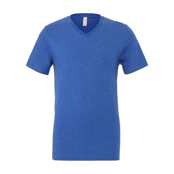 BELLA+CANVAS Short Sleeve V-Neck Adult Unisex Jersey T-Shirt, 6 Pack