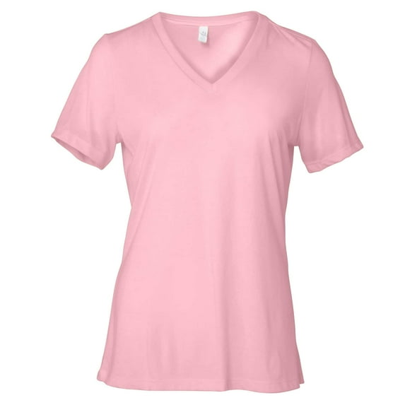 6 Pack: BELLA+CANVAS® Short Sleeve Women's V-Neck T-Shirt