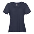 thumbnail image 1 of BELLA+CANVAS Women's Relaxed V-Neck Heather T-Shirt, 6 Pack, 1 of 5