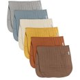 thumbnail image 1 of 6-Pack Baby Neutral Multi Browns Muslin Burpcloth, 1 of 8