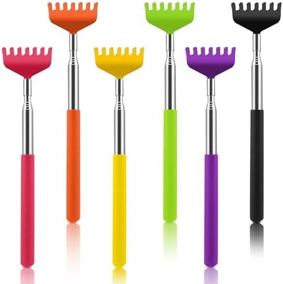 6 Pack Back Scratcher Extendable for Men Women, Christmas Stocking ...