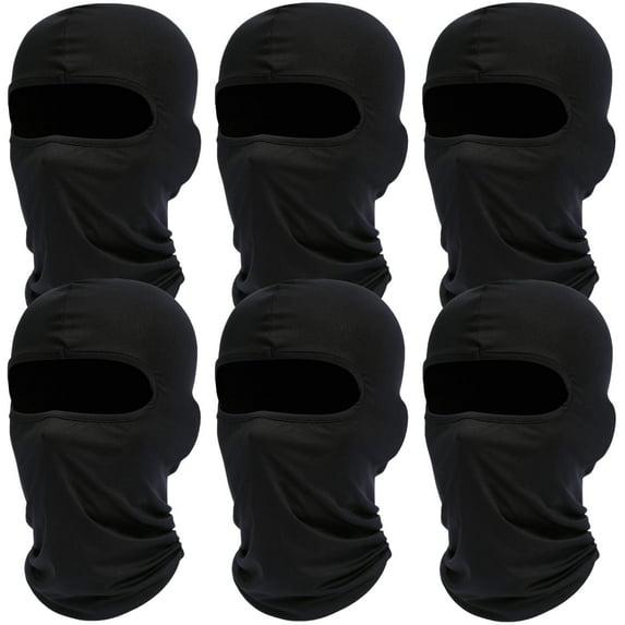 6 Pack Balaclava Face Mask Men & Women, Ski Face Mask Cooling Neck Gaiter Full Face Cover Breathable, Outdoor Activities, Sport