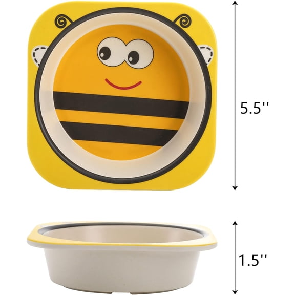 6 Pack Bamboo Bowls, 10 Oz Unbreakable Bowl, Fun Bowl Tableware Cereal Bowls for Soup Noodle Pasta, BPA Free, Dishwasher Safe$$Home Decor, Kitchen, & Other