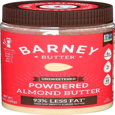 (6 Pack)Barney Butter Powdered Almond Butter, 8 oz.