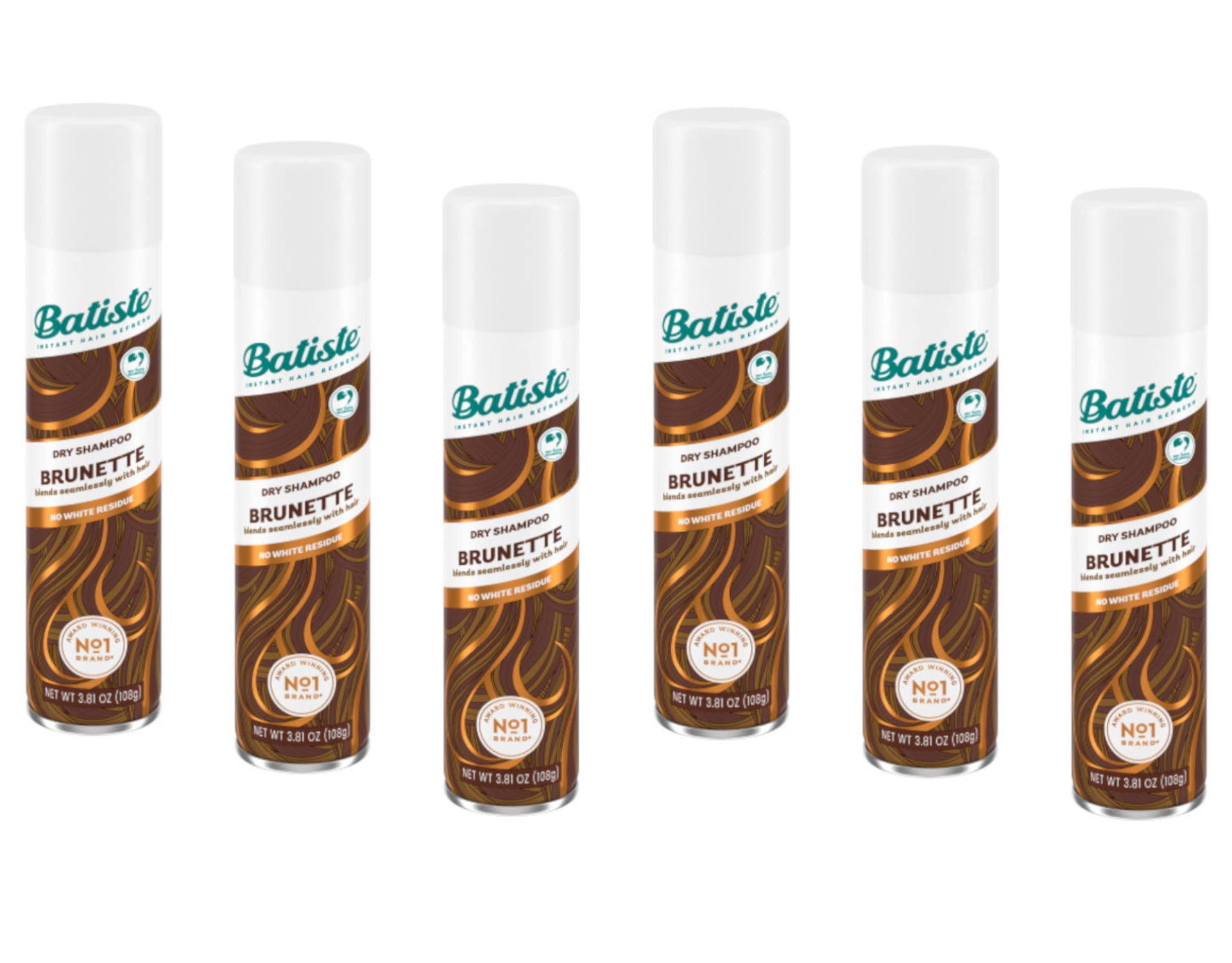 6 Pack Batiste, Dry Shampoo, 3.81 oz.