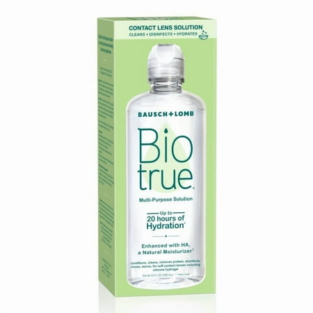 Biotrue Multi-Purpose Contact Lens Solution–from Bausch + Lomb– 10 fl oz (296 mL) Bottle - 6 Pack