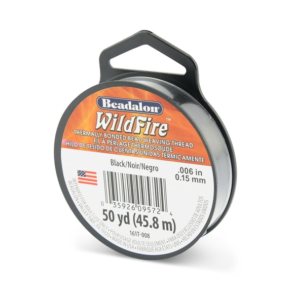 Beadalon WildFire Bead Weaving Thread, 006", 6 Pack