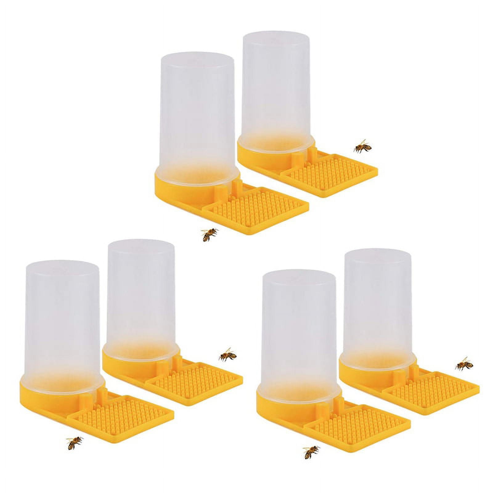 POPETPOP Bienenstock Futterautomat - 3 Stück Kunststoff Tränke Für Bienenzucht