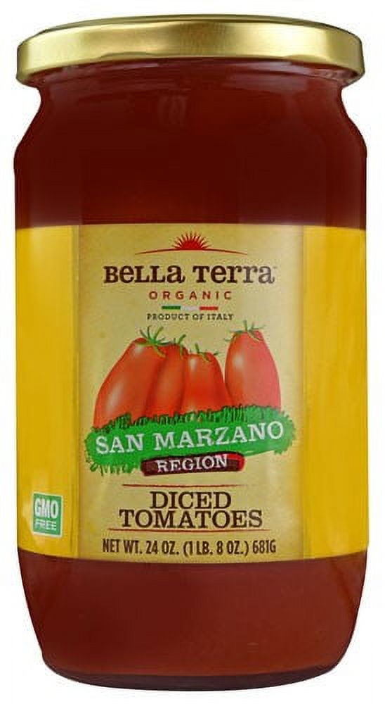 (6 Pack)Bella Terra Organic Diced Tomatoes, 24 oz.