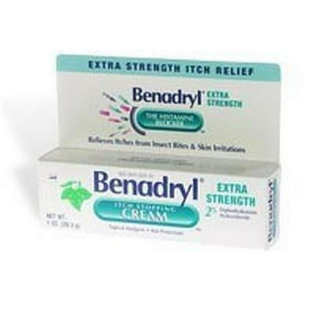 6 Pack - Benadryl Itch Stopping Cream Extra Strength 1 oz