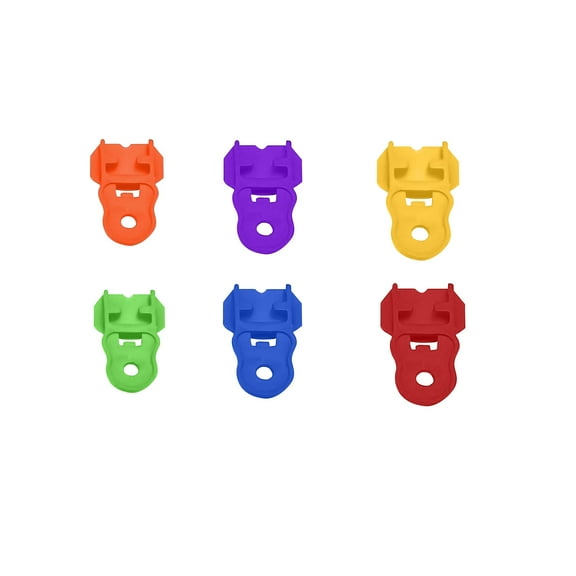 6-Pack Beverage Can Openers Set - Finger Protection Tool for Seniors s Arthritis Safe Aluminum Can Tab Lift(A-6pc)