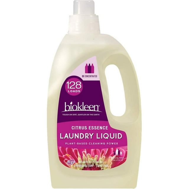 6 Pack Biokleen Laundry Liquid 64 Fl Oz Liquid Laundry Detergent