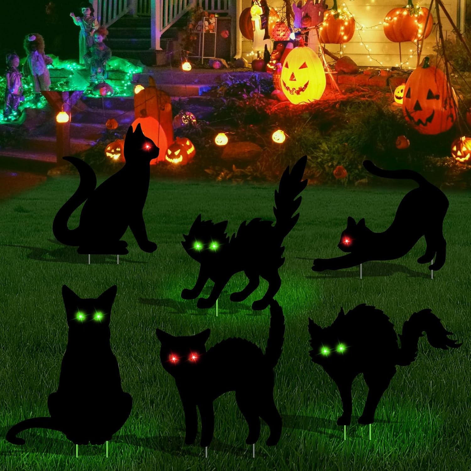 Cat Halloween Decorations Outdoor