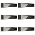 thumbnail image 1 of 6 Pack: Black Front Loading 28" x 5.8" LED Display Case with Glass Frame by Studio Decor, 1 of 7