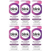 6 Pack - Blink-N-Clean Lens Drops for Any Soft Contact Lens 0.5 FL OZ