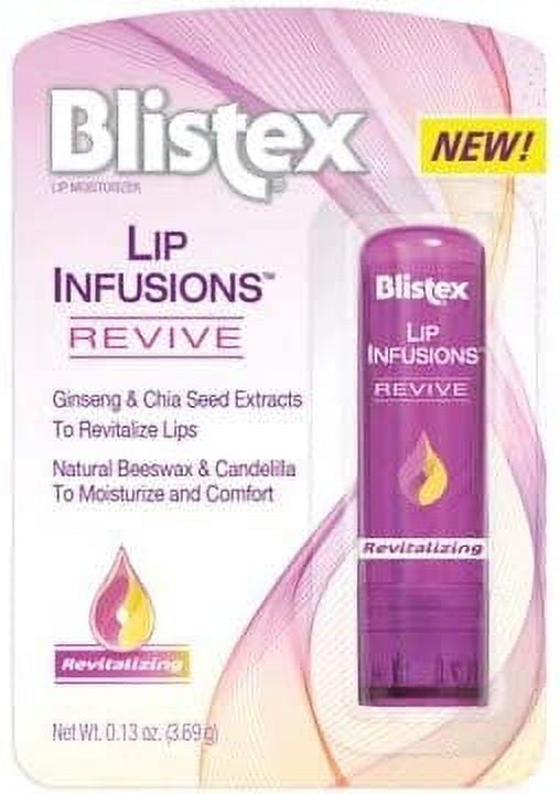 6 Pack Blistex Lip Infusions Revive Lip Moisturizer 0.13 Ounce
