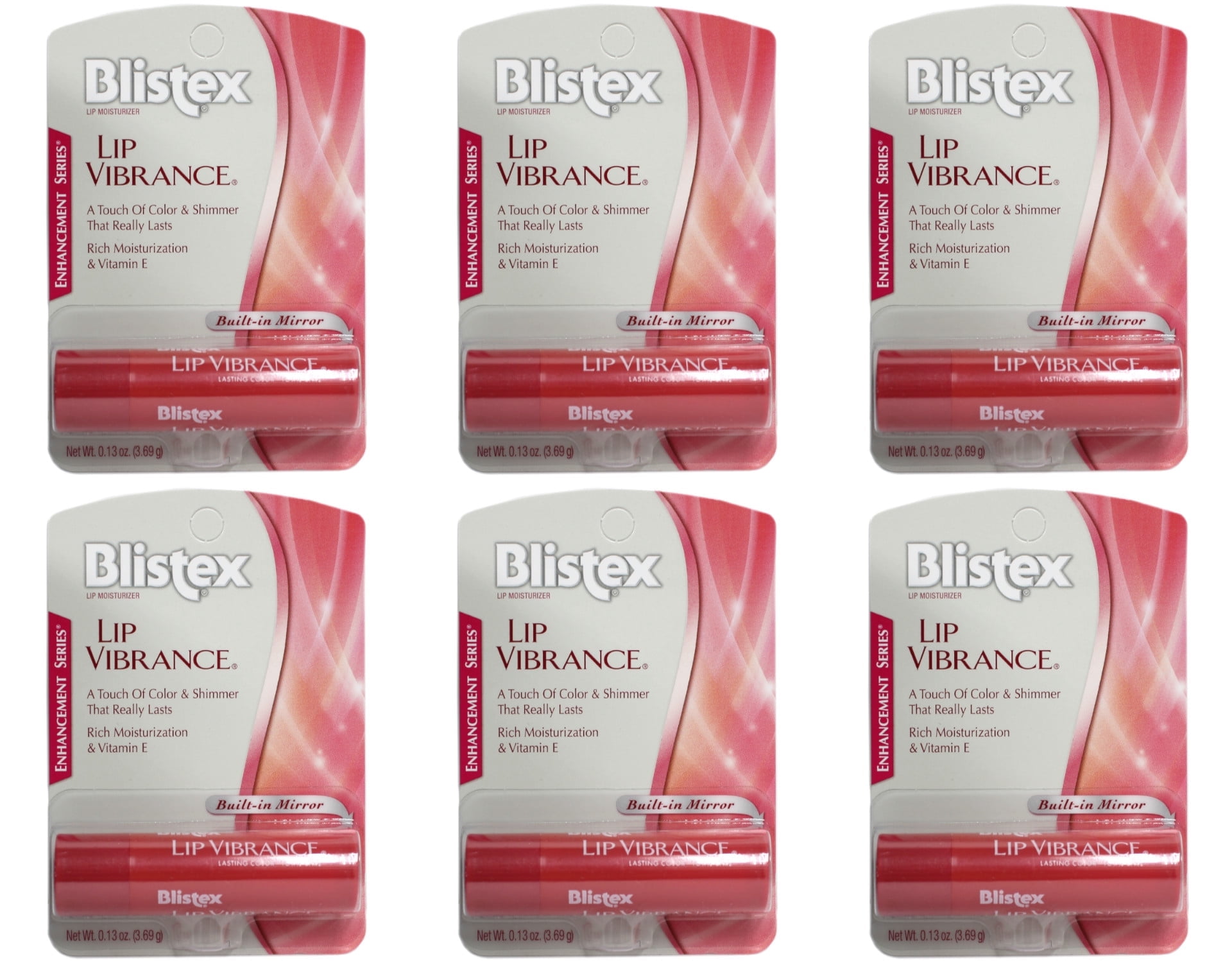 6 Pack - Blistex Lip Vibrance, Lip Protectant, 0.13 oz Each