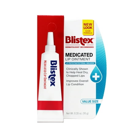 6 Pack Blistex Medicated Ointment, .35-Ounce Tube