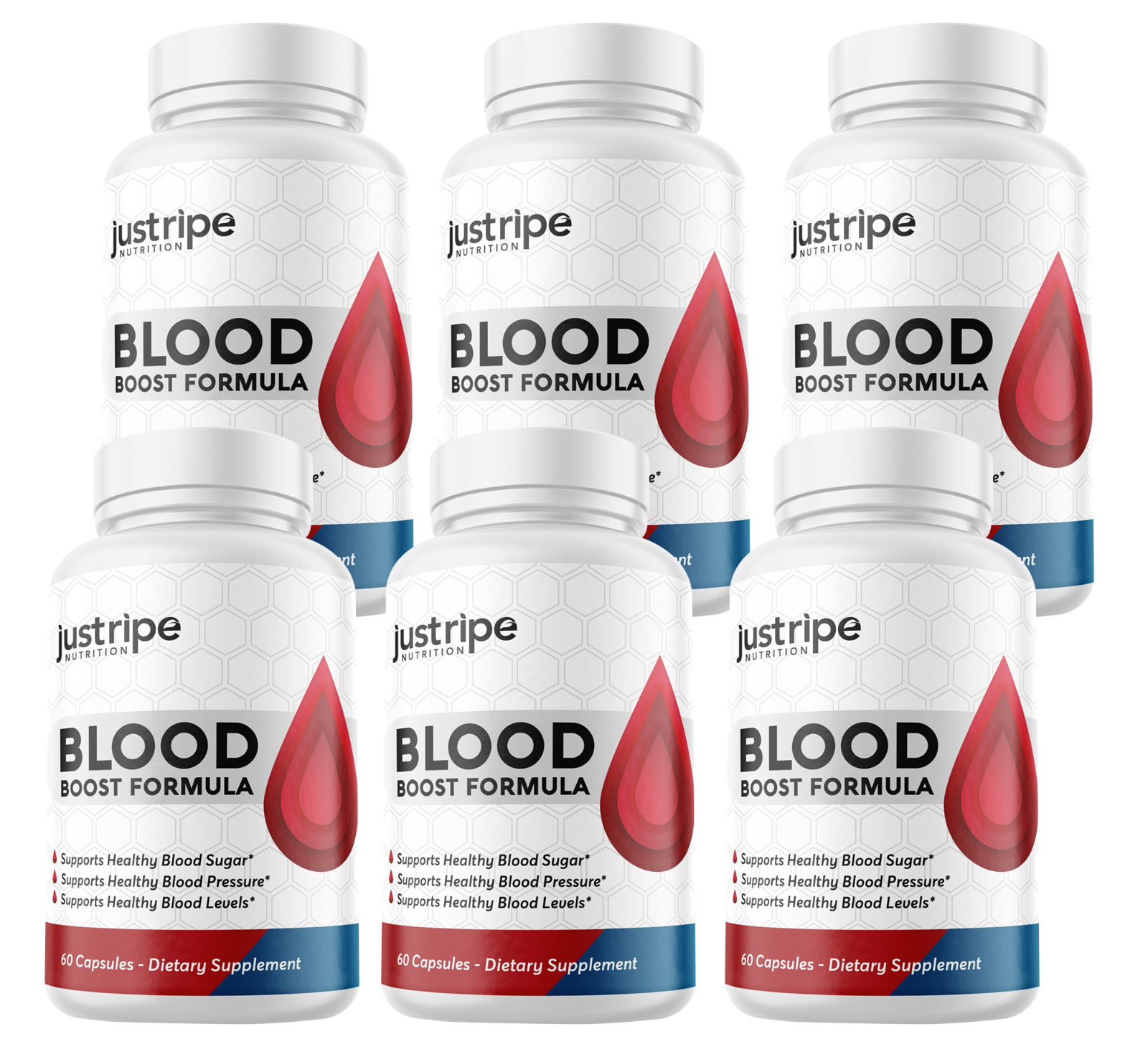 6 Pack Blood Boost Formula Blood Flow Accelerator By Just Ripe 60