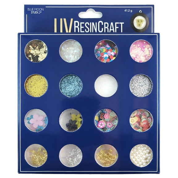 Blue Moon Studio UV Resin Crafts Mega Filler Pack, 6 Pack