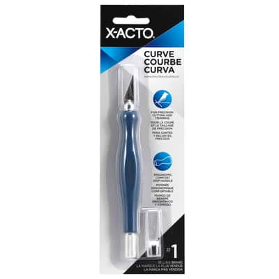 6 Pack: Blue X-ACTO Curve Knife with Cap