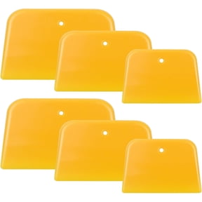6-Pack Body Filler Spreaders,4/5/6 Inch Plastic Spreader Tool,Reusable Auto Body Repair Kit for Automotive Body Fillers Putties Glazes & Caulks