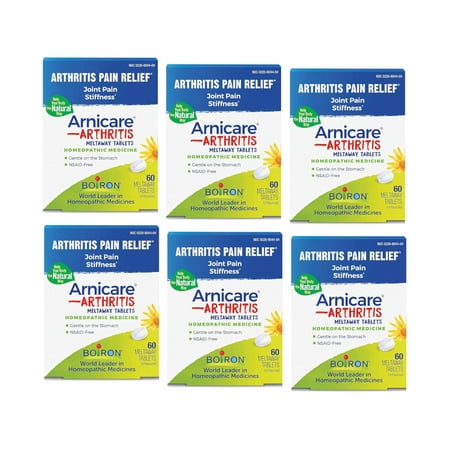 Boiron, Arnicare, Arthritis , 60 Quick-Dissolving Tablets (Pack of 6)
