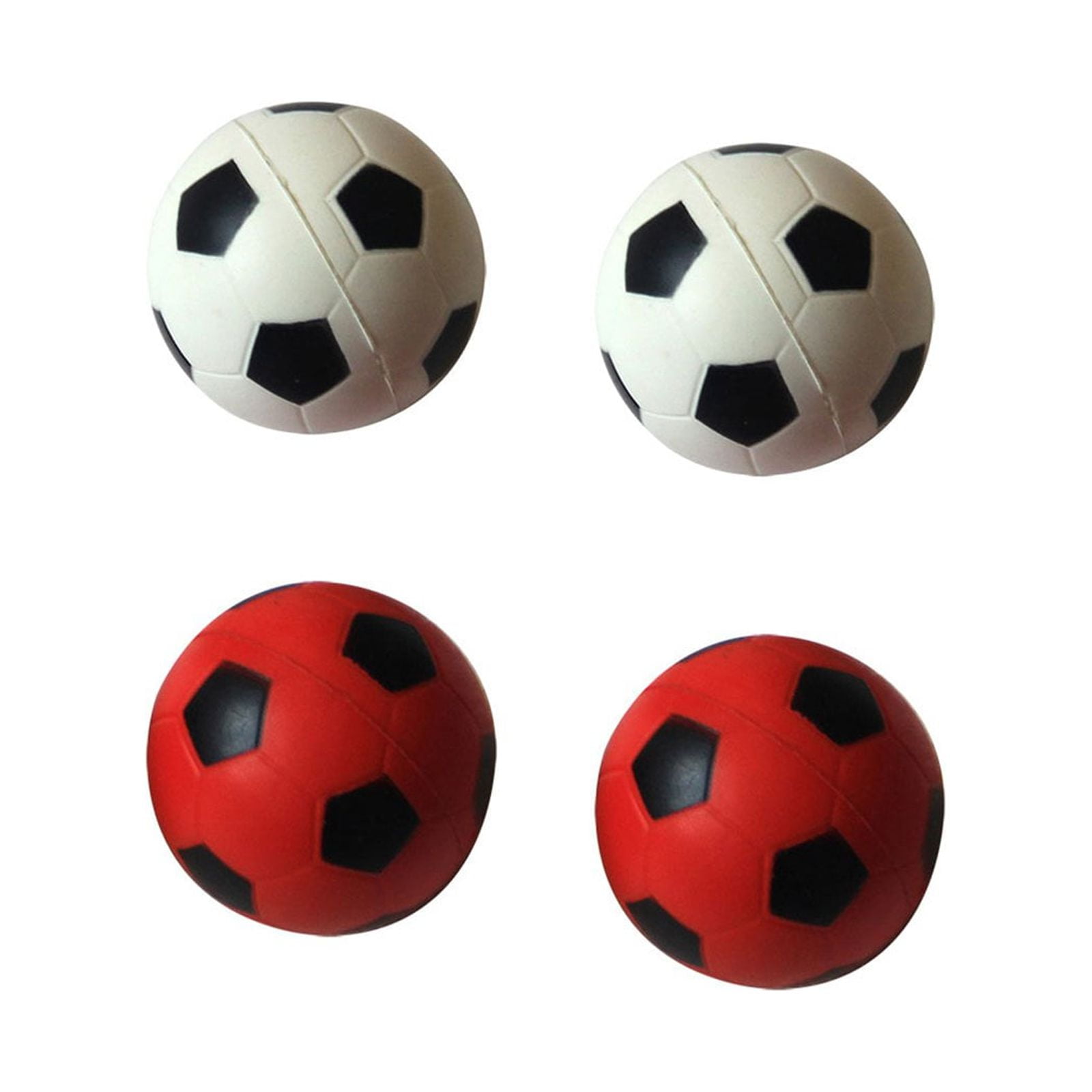 6-Pack Bouncing Sponge Soccer Ball, Red/White, 12 Pieces - Walmart.com