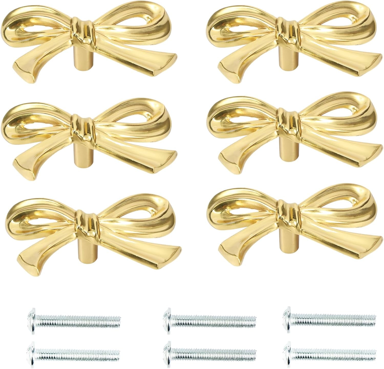 gold bow knobs for dresser Gold Bow Metal Knob