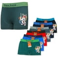 thumbnail image 1 of 6-Pack Boy's Seamless Boxer Briefs, Anime Robot, Multi-Colors, S, 1 of 3