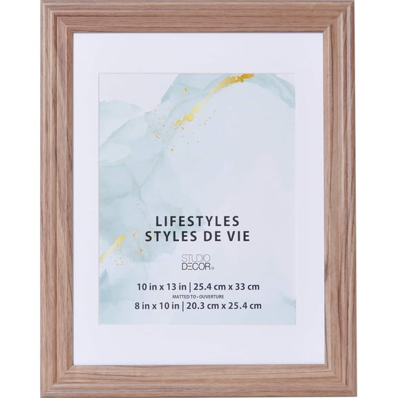 Studio Decor Brown Frame with Mat, Lifestyles, 6 Pack