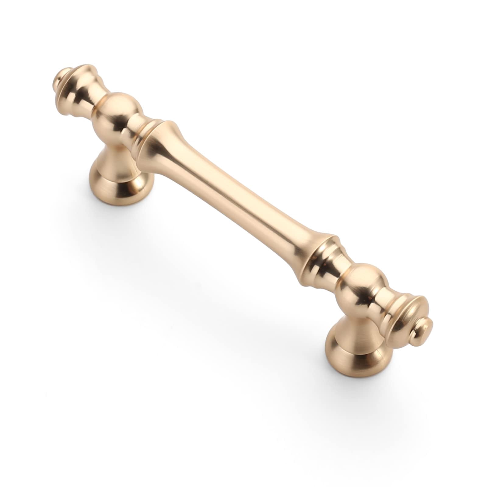6 Pack Brushed Brass Cabinet Pulls Gold Kitchen Cabinet Handles Hardware For Cupboard Drawer Doors Bathroom Furniture