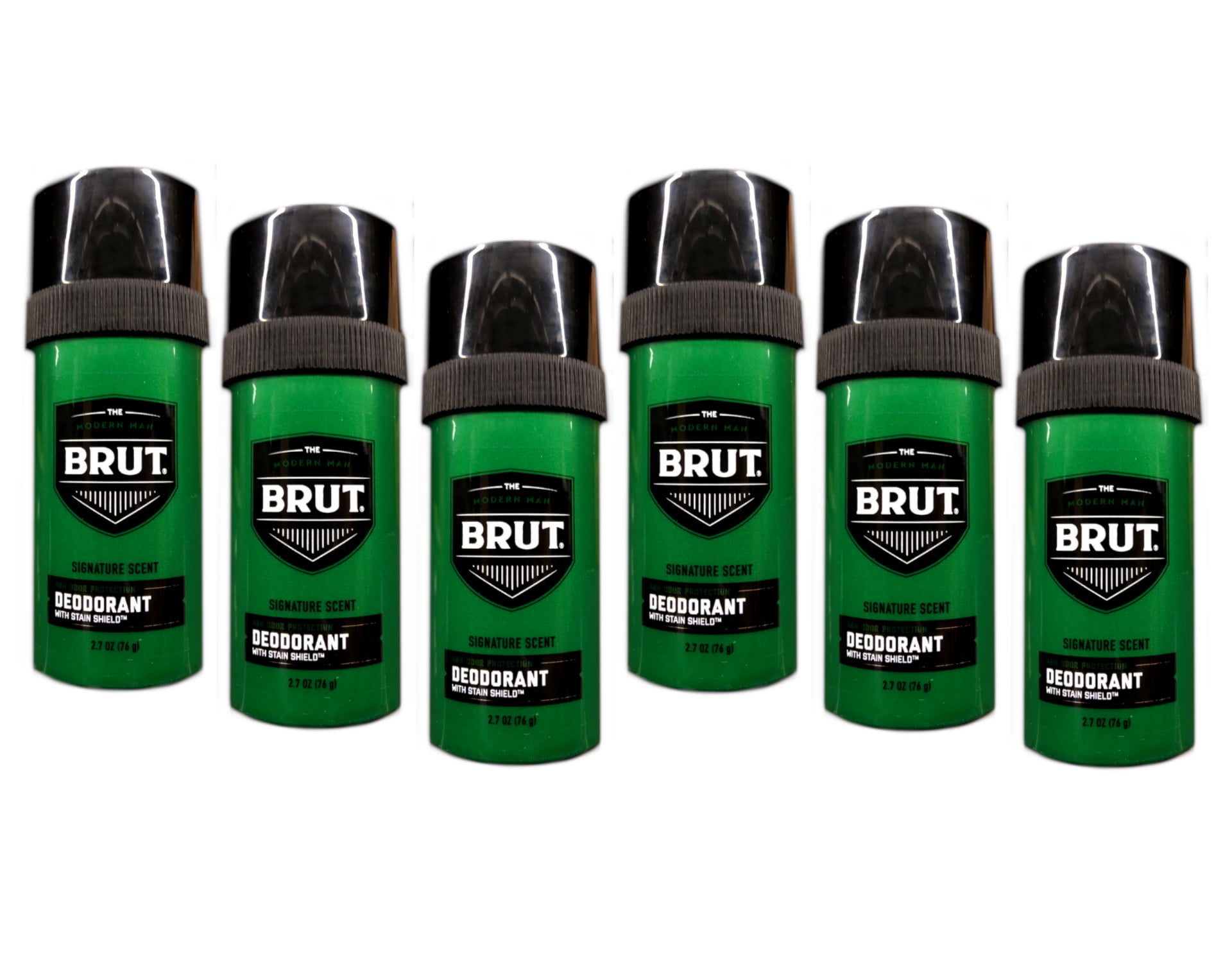 Brut Original Deodorant Stick, Signature Scent, 6 Pack, 2.5 Oz each
