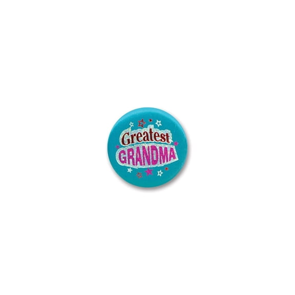 6 Pack Bulk Grandparent's Day Greatest Grandma Satin Button