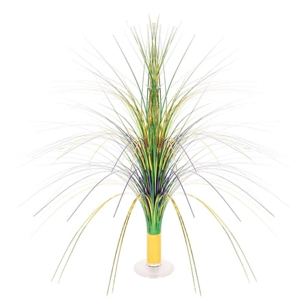 6 Pack Bulk Mardi Gras Metallic Spray Centerpiece