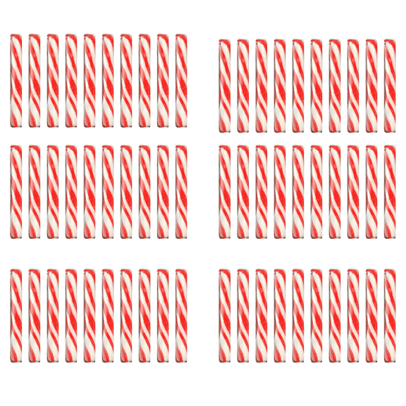 Holiday Peppermint Party Drink Stirrers 6 Pack