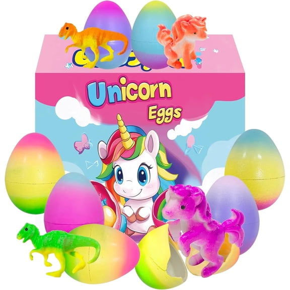 6 Pack Butterfly Hatching Surprise Eggs - Easter Birthday Gifts for Kids Boys Girls Easter Basket Stuffers Eggs Fillers Party Favors