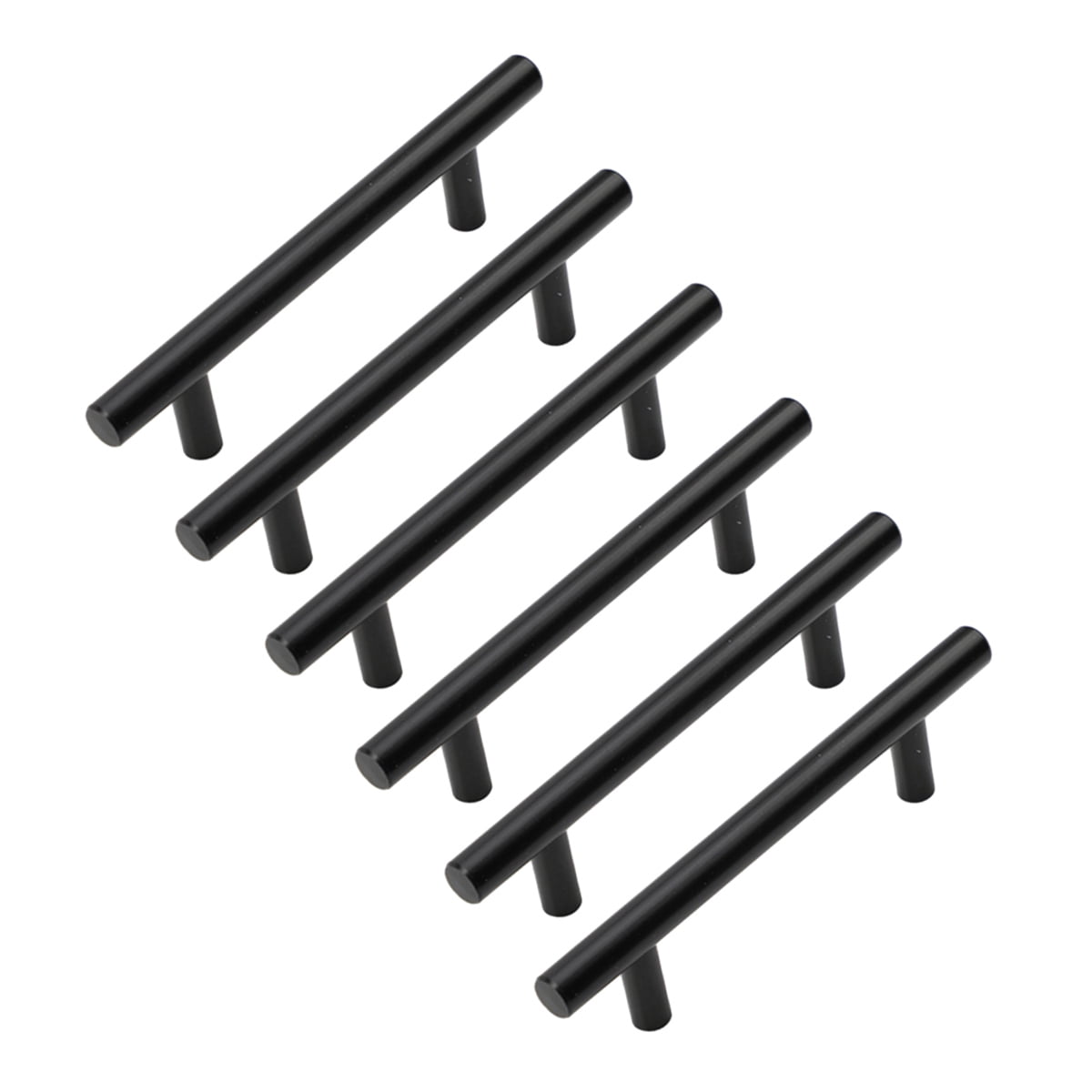 6 Pack Cabinet Pulls Stainless Steel Kitchen Cabinet Handles Matte ...