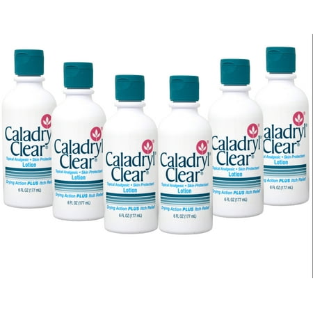6 Pack - Caladryl Clear Skin Protectant Lotion 6 oz Each